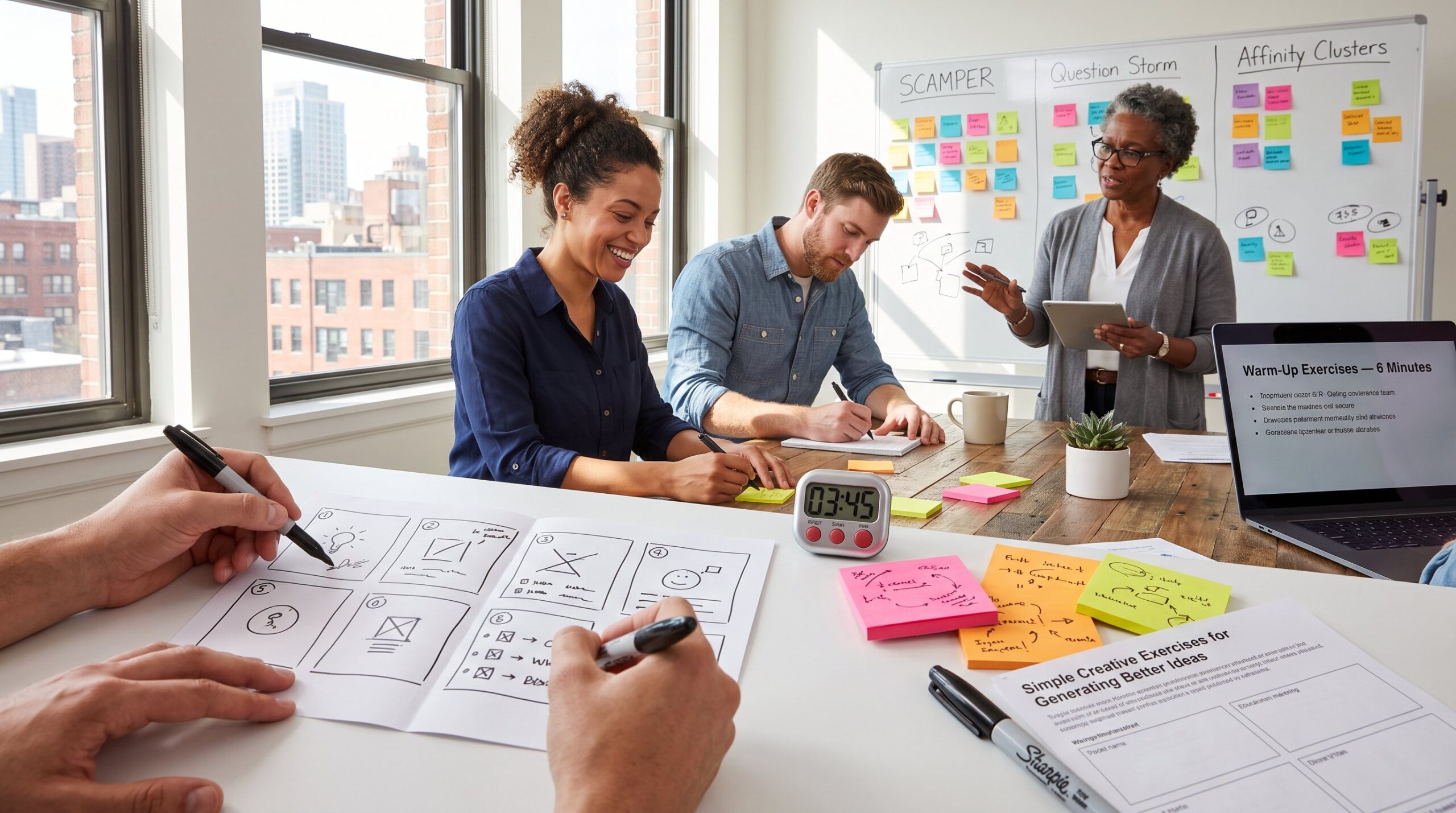 Simple Creative Exercises for Generating Better Ideas